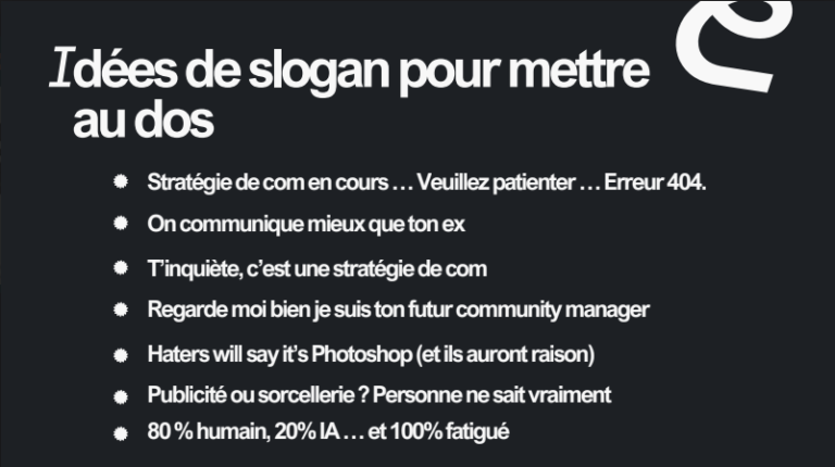 Diapo présentation sweats